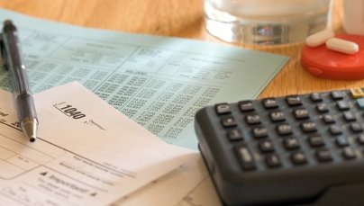 irs cancellation of debt table with tax forms on it